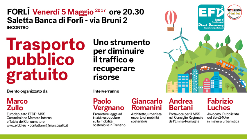locandina evento TPL gratuito