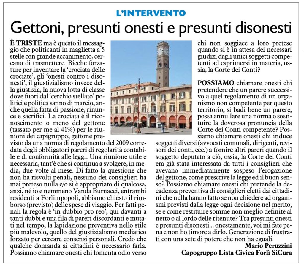 2018-03-15 - carlino - Peruzzini gettoni presunti onesti e presunti disonesti