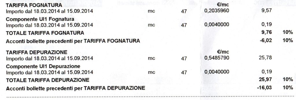 Bolletta Hera